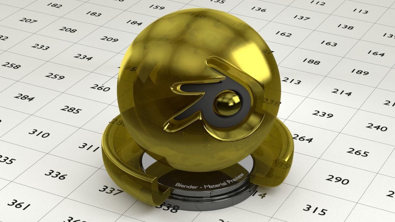Shader golden egg 3D model_1