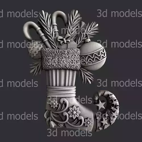 3d STL models for CNC router or 3dprinter boot