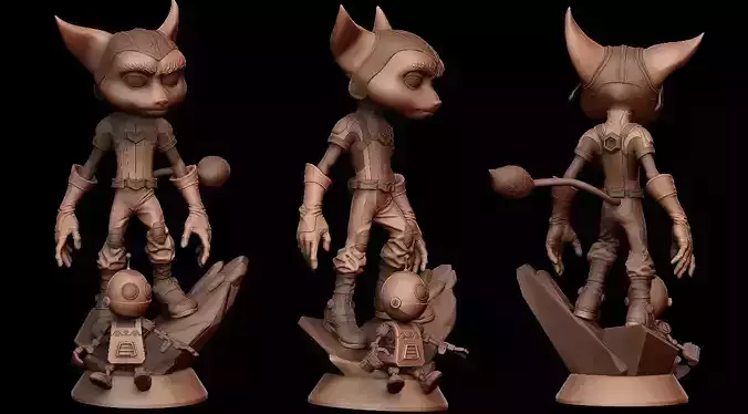 Zbrush Rachet and Clank