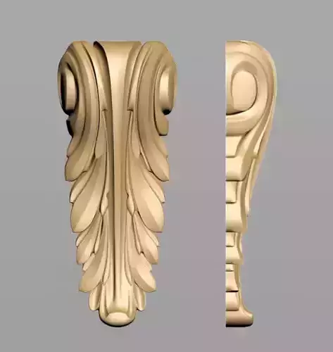 Carved Decor 3D model