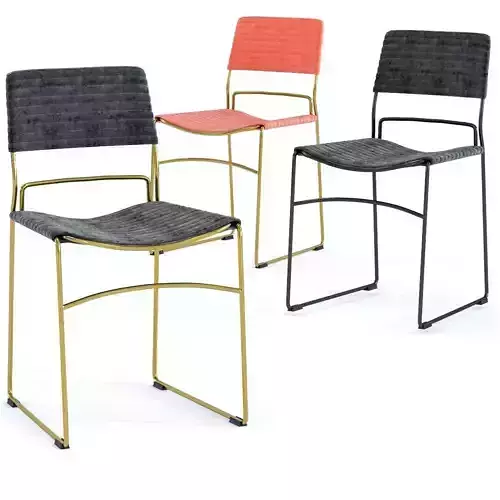 Chair Hugo Set 3 3D model
