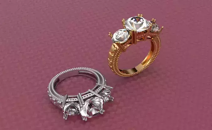 Engagement Ladys Ring