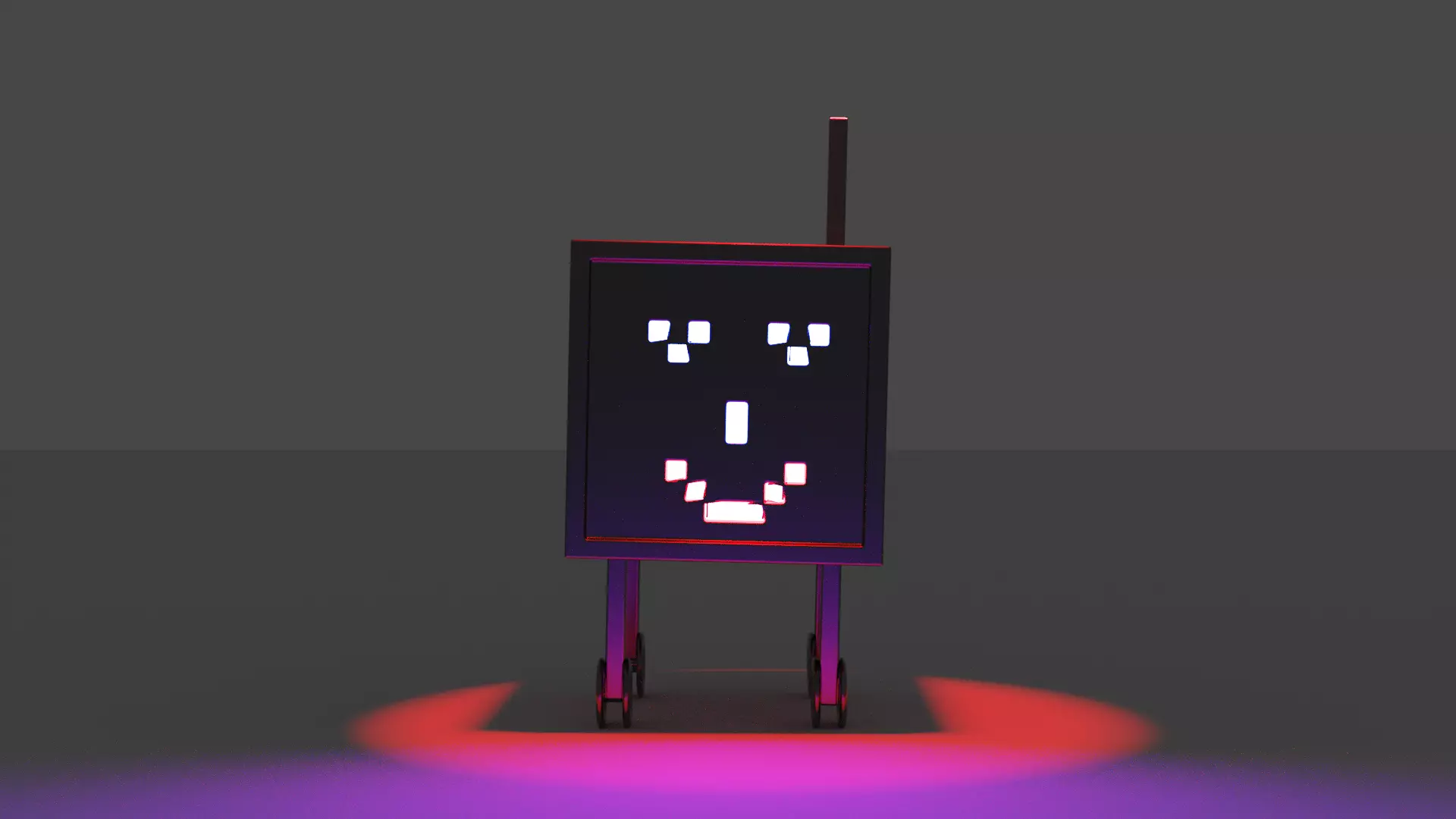 robot thing Free low-poly 3D model