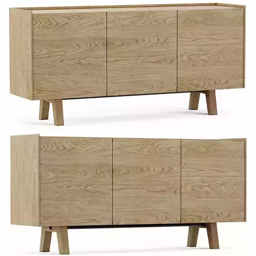 MADERA Sideboard Low-poly 3D model