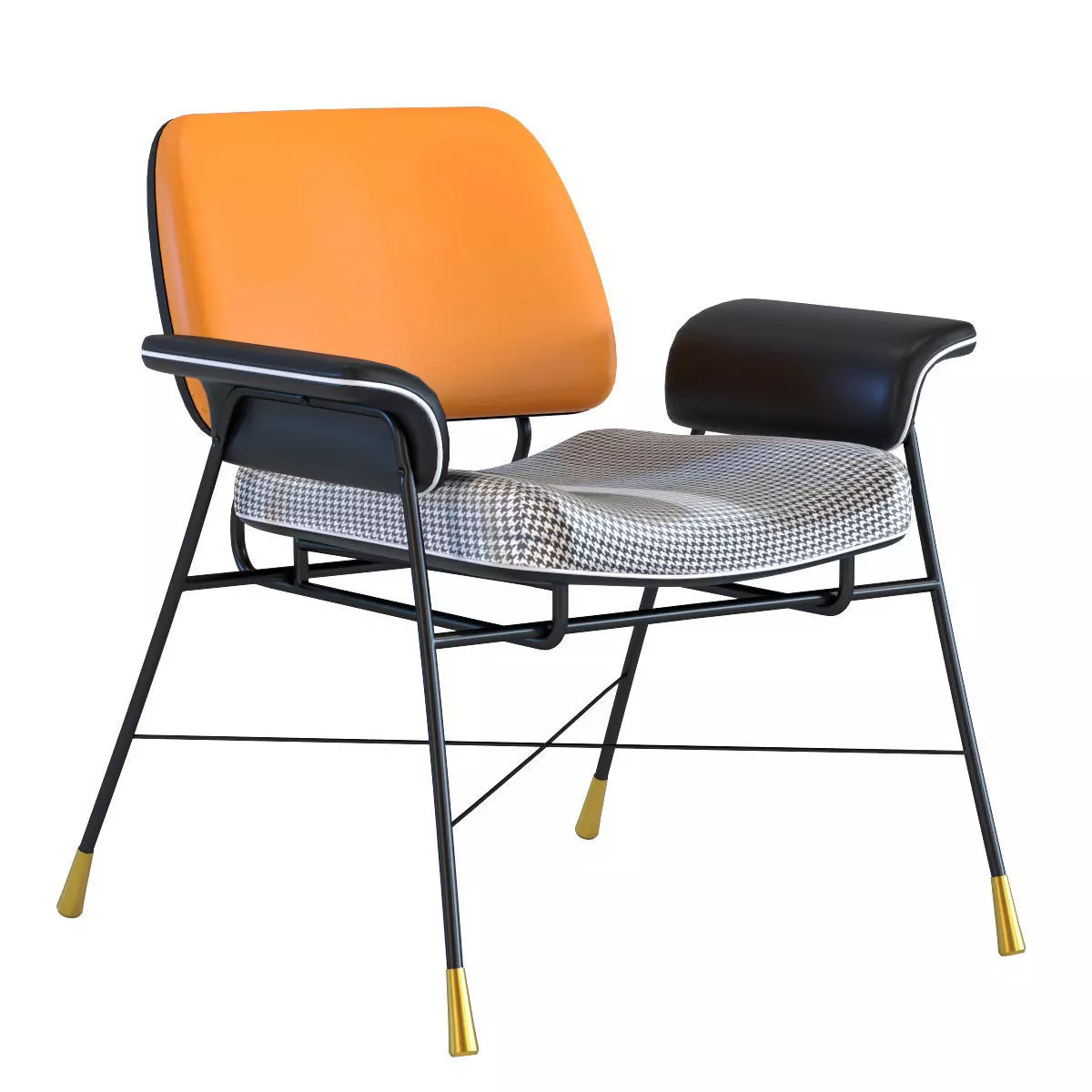 Chair with Armrest Palma 3D model_0