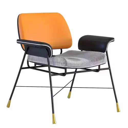 Chair with Armrest Palma 3D model