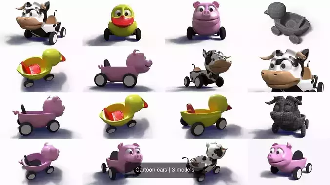 Cartoon cars