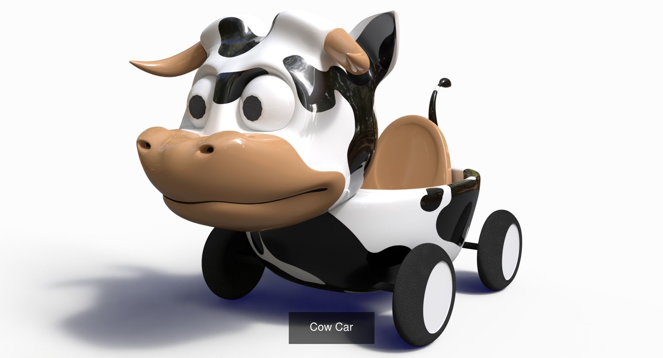 Cartoon cars 3D Model Collection_1