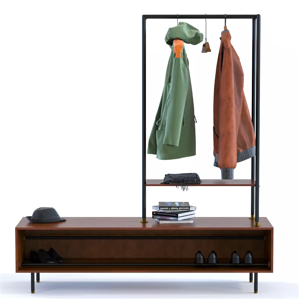 Coat Rack Ravello 3D model_0