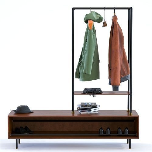 Coat Rack Ravello 3D model