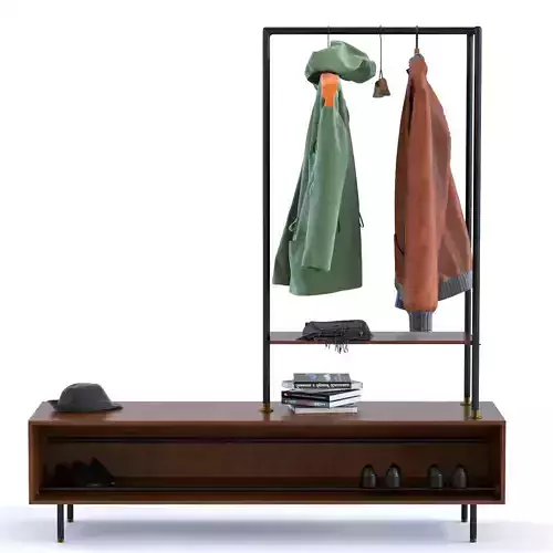 Coat Rack Ravello 3D model Coat Rack Ravello 3D model