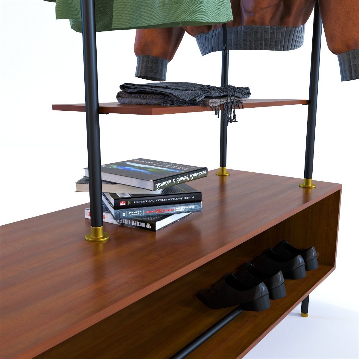 Coat Rack Ravello 3D model_1