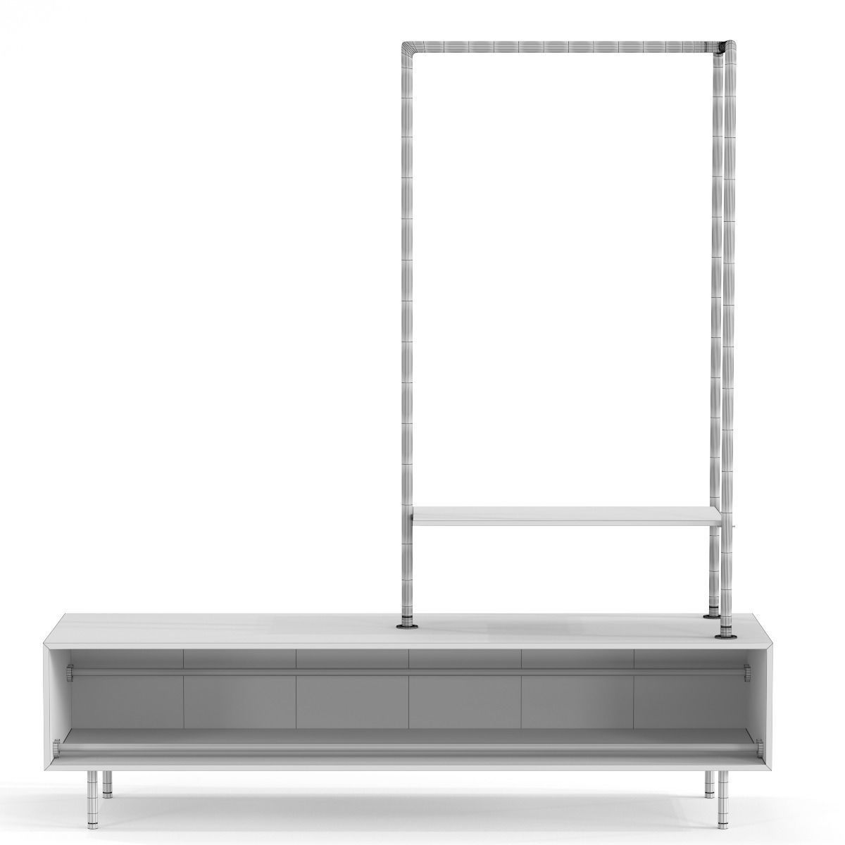 Coat Rack Ravello 3D model_3