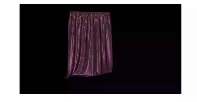 Curtain purple
