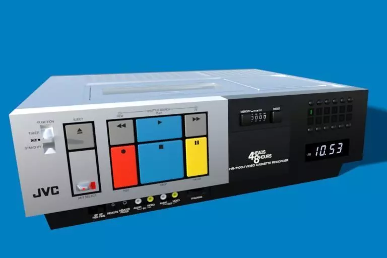 Old School VCR Free 3D model_0