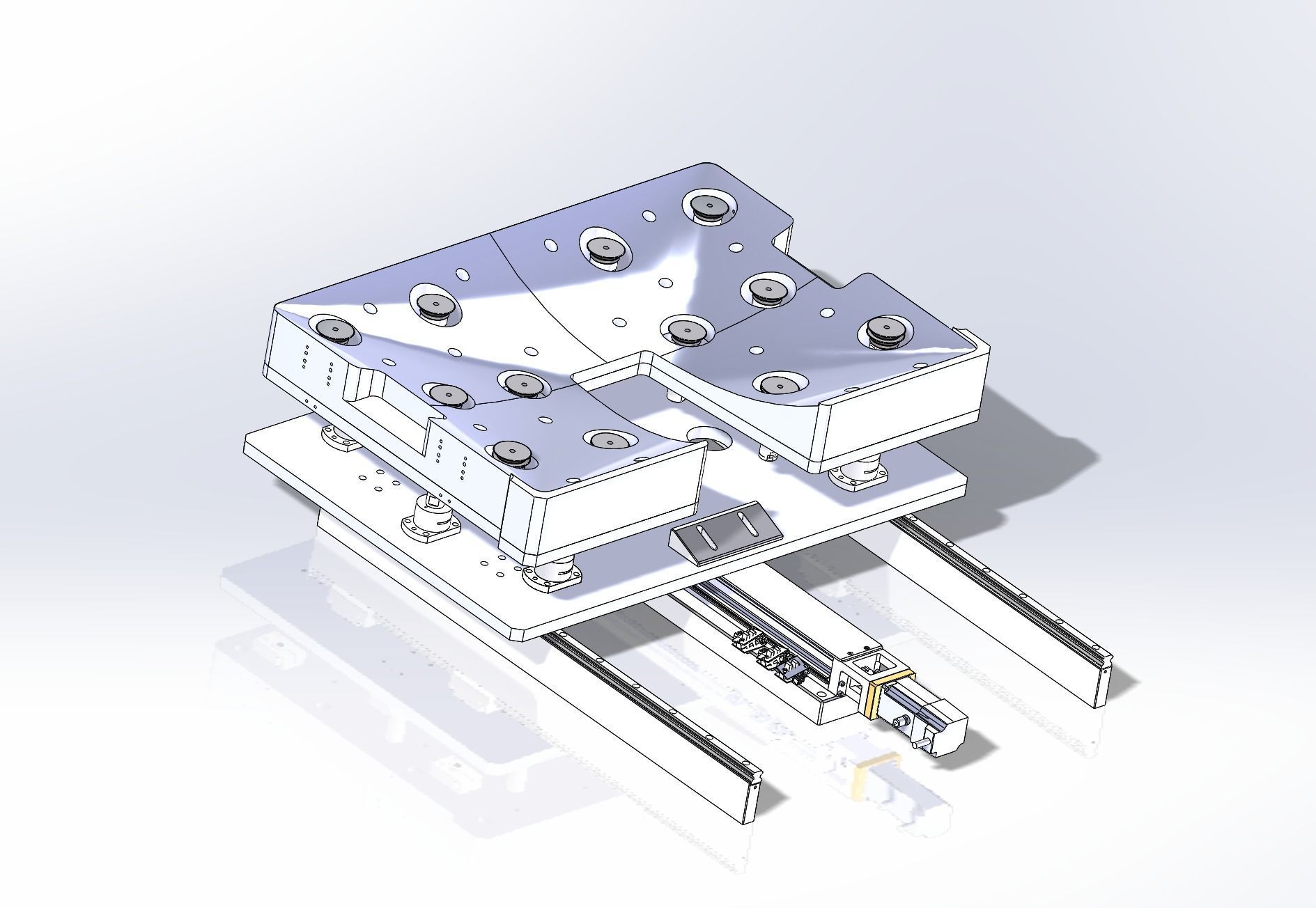 The vacuum platform module 3D model_8
