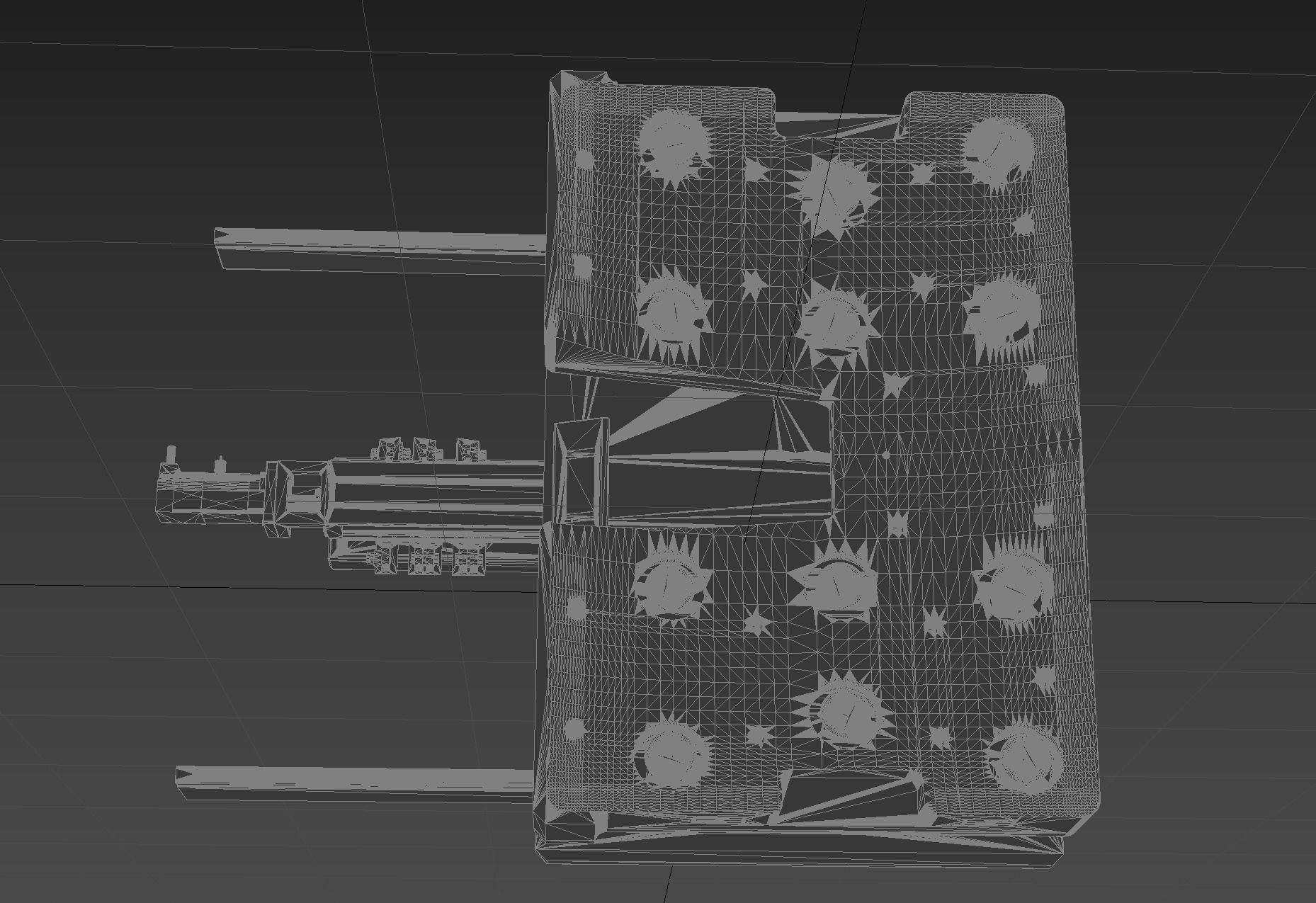 The vacuum platform module 3D model_5