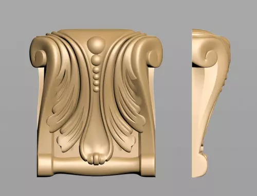 Carved Decor 3D model_0