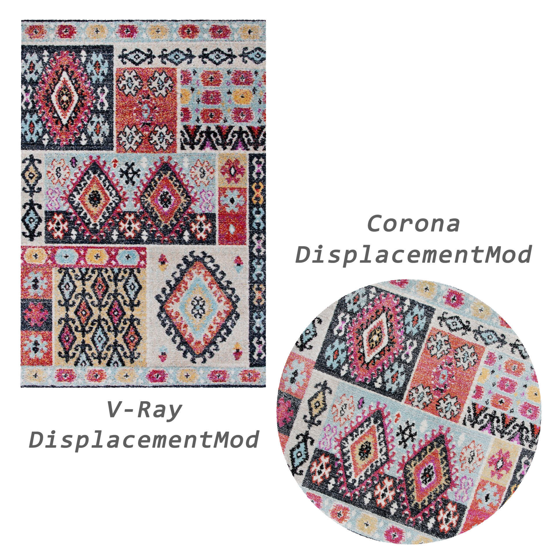 Rugs No 18 Low-poly 3D model_6
