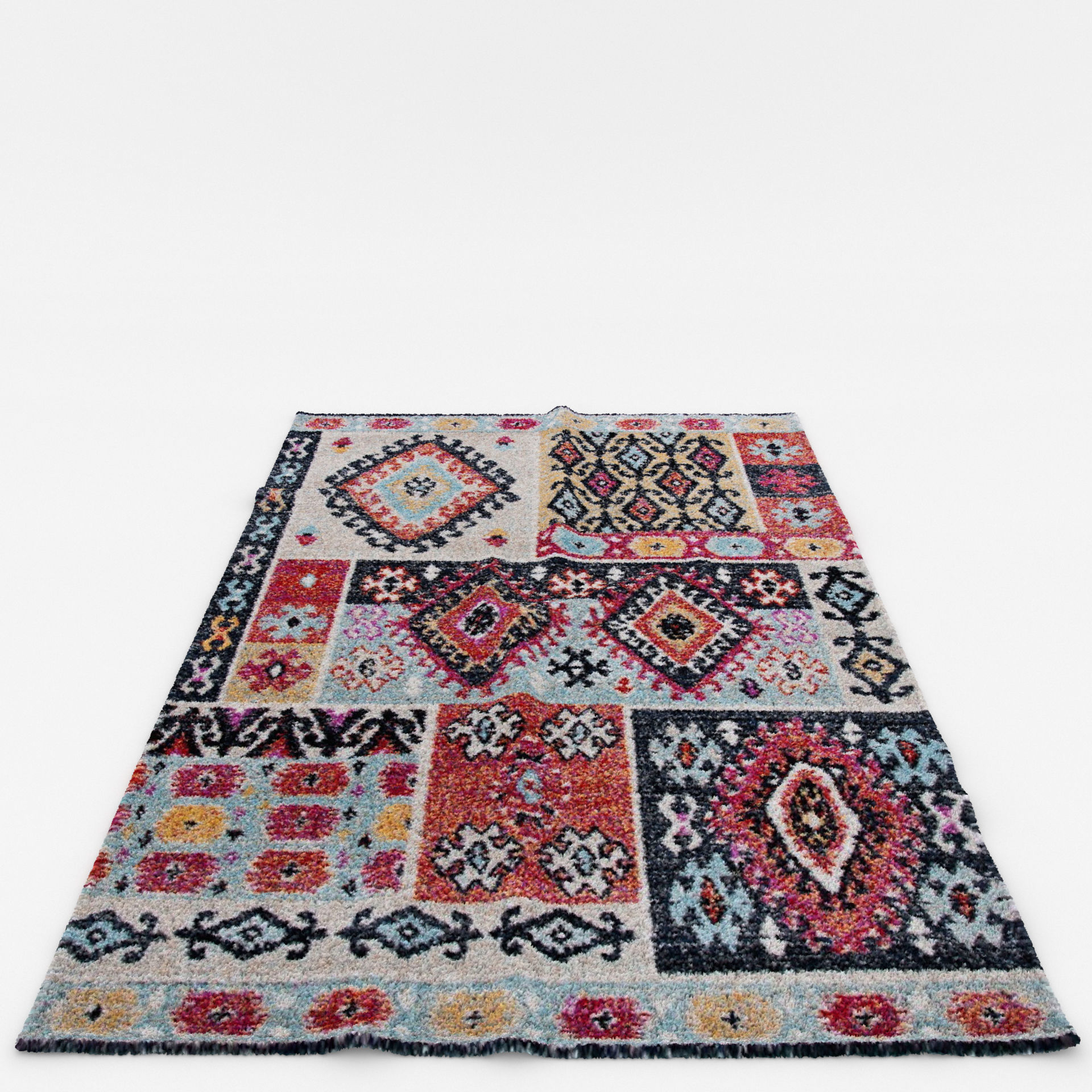 Rugs No 18 Low-poly 3D model_2