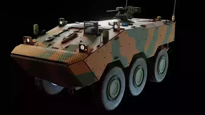 VBTP-MR Guarani Low-poly 3D model