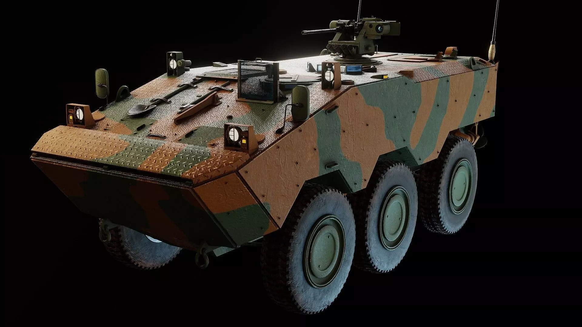 VBTP-MR Guarani Low-poly 3D model_0