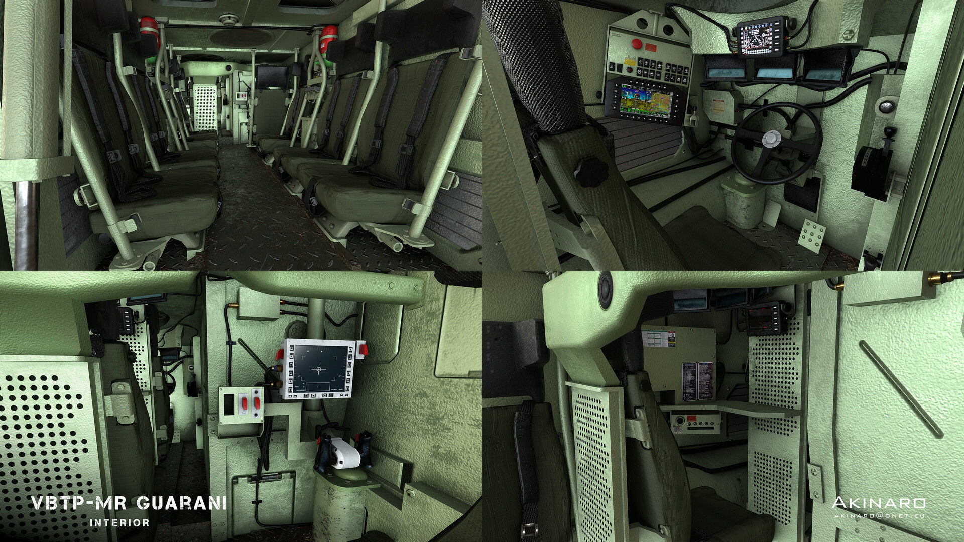 VBTP-MR Guarani Low-poly 3D model_7