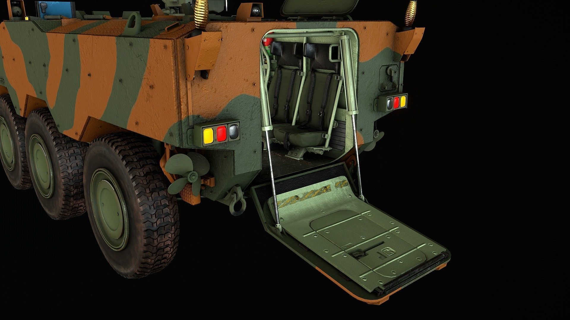 VBTP-MR Guarani Low-poly 3D model_6