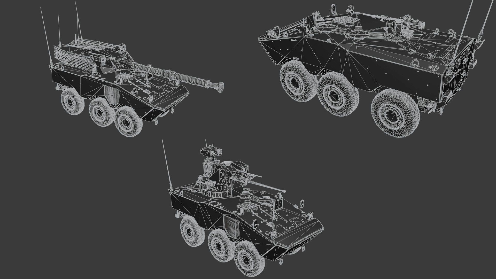 VBTP-MR Guarani Low-poly 3D model_8