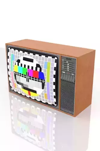 Old School K9 TV Free low-poly 3D model
