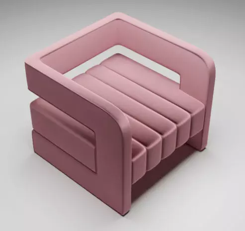Single Seat Sofa Free 3D model