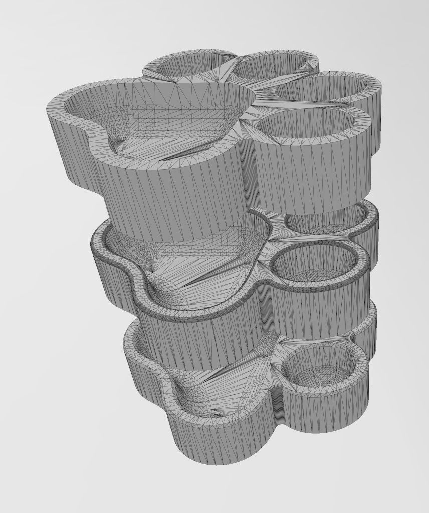 Paw shaped bowl 3D print model_9