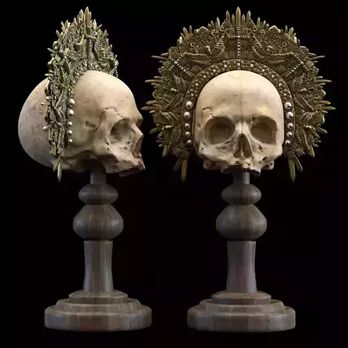 Deco Object King Skull