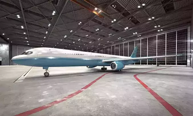 White And Blue Passenger Plane