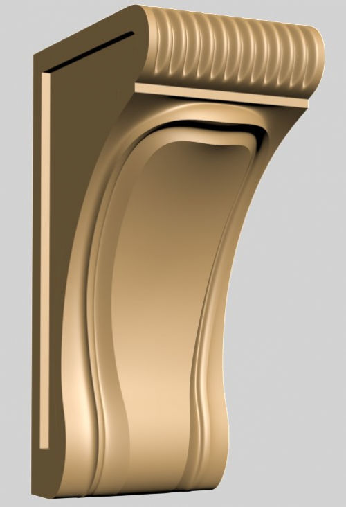 Carved Decor 3D model_3