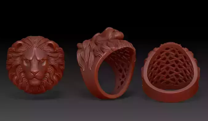 lion ring 