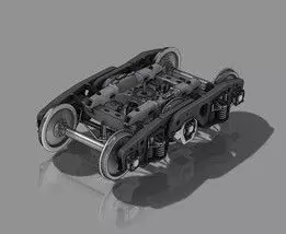 Bogie 18-102 Free 3D model