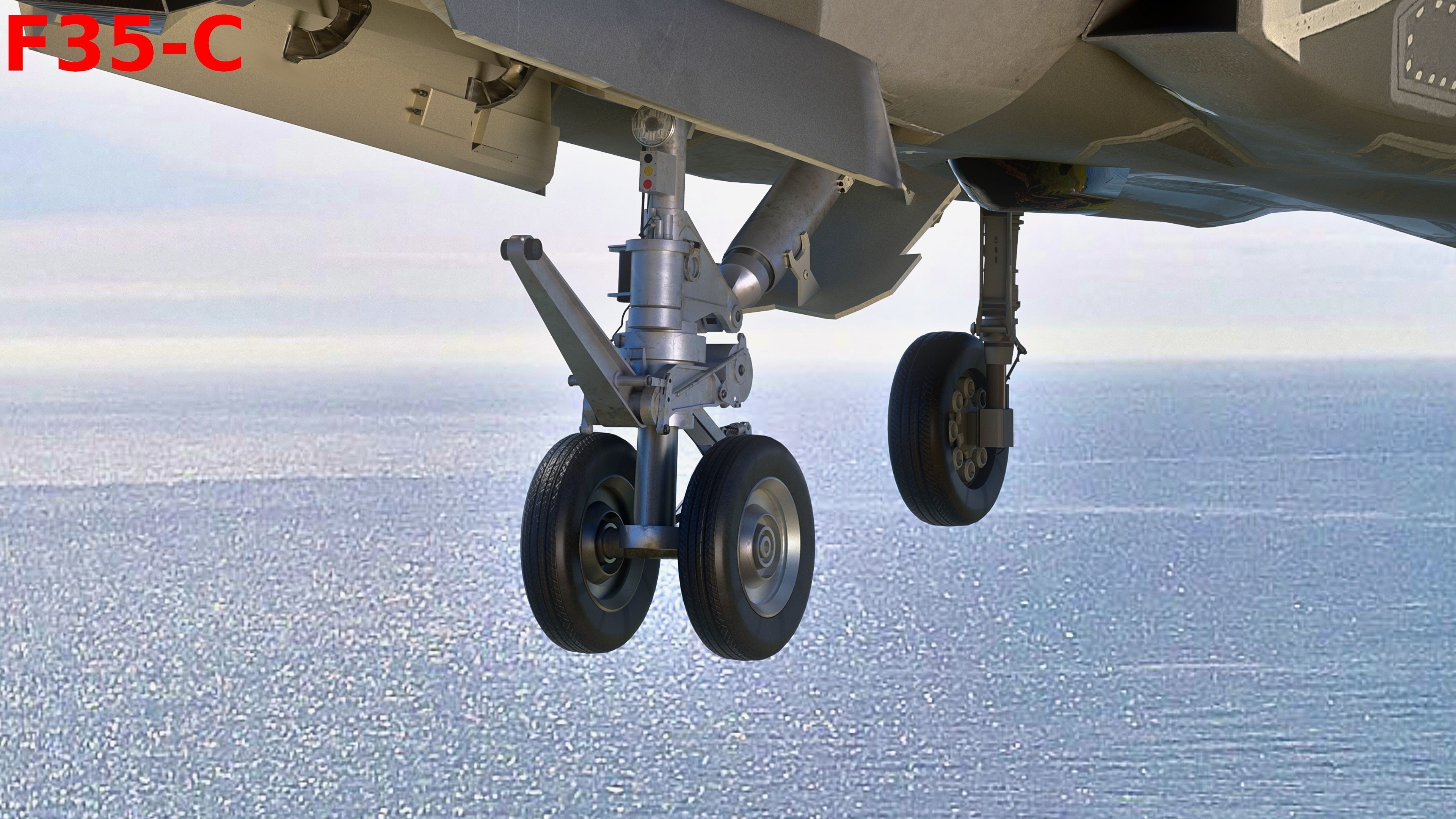 F35 Collection - Fully Rigged and High Resolution Cocpit Low-poly 3D model_35
