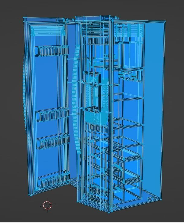 ArchViz Fridge 3D model_4