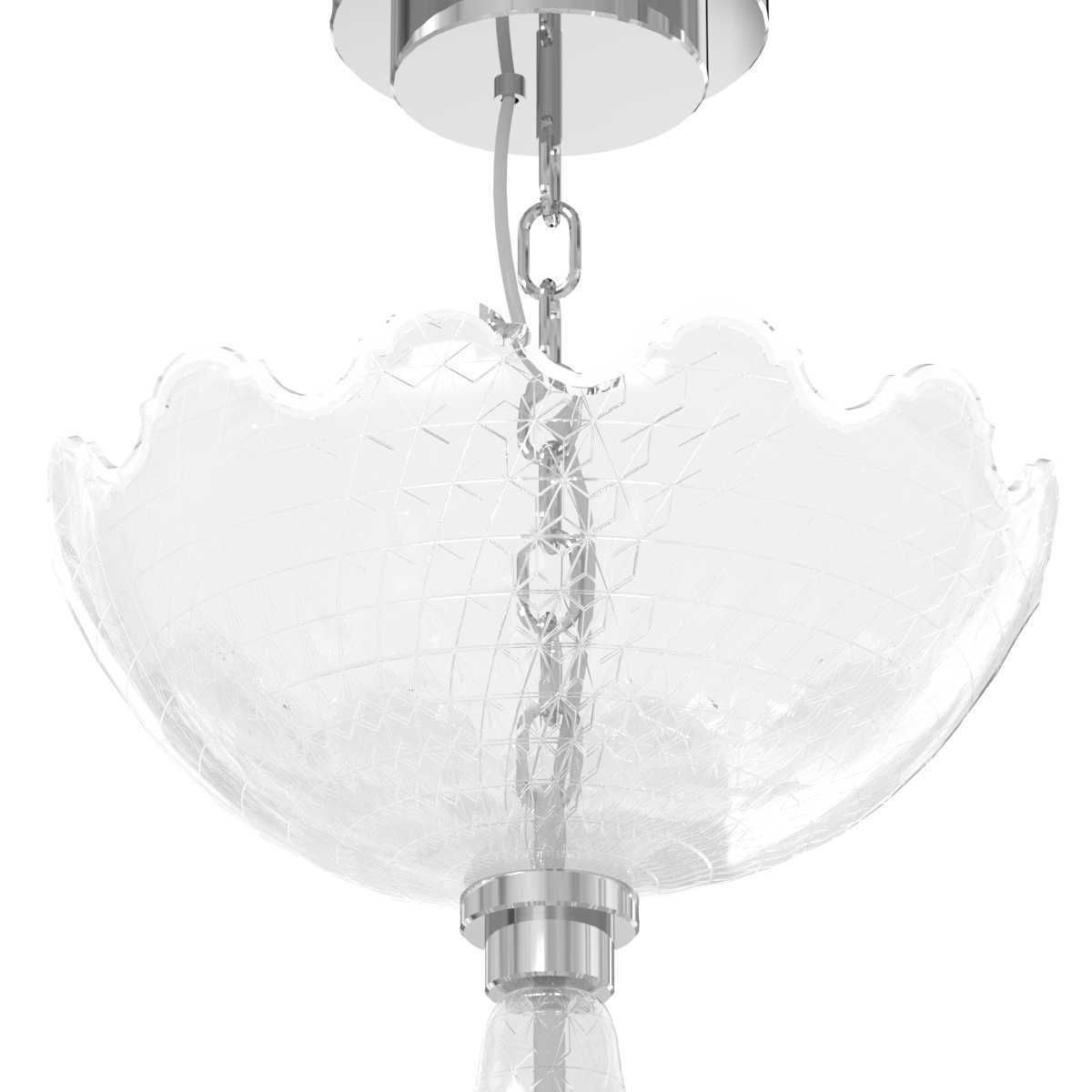 Murano Glass Chandelier 3D model_5