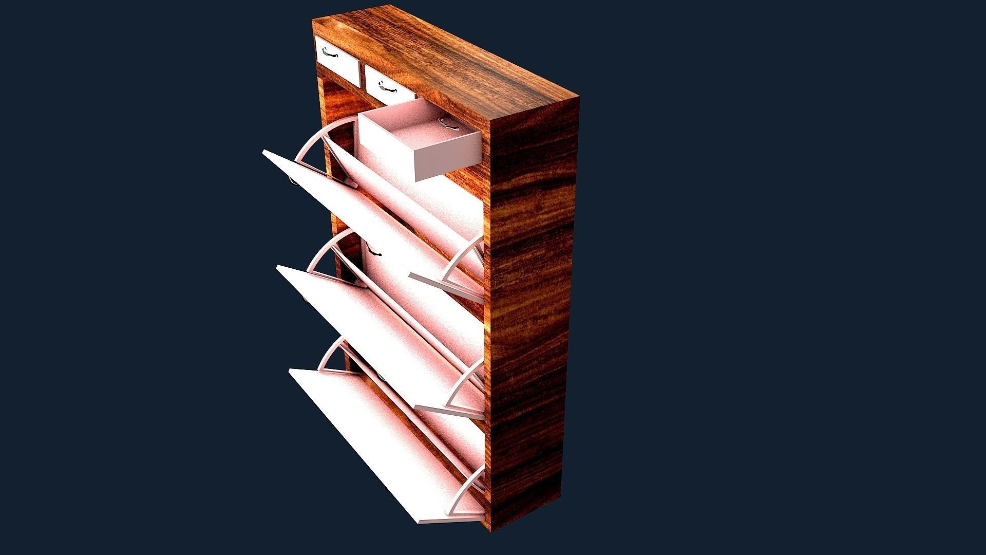 SHOES CABINET 3D model_4