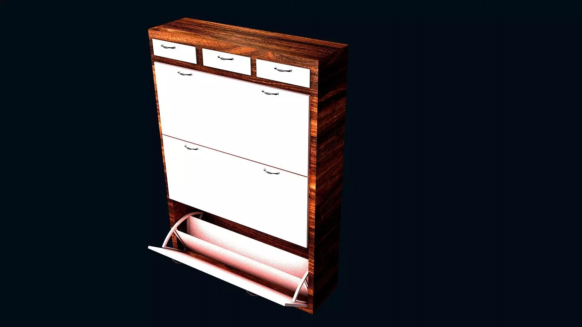 SHOES CABINET 3D model_0
