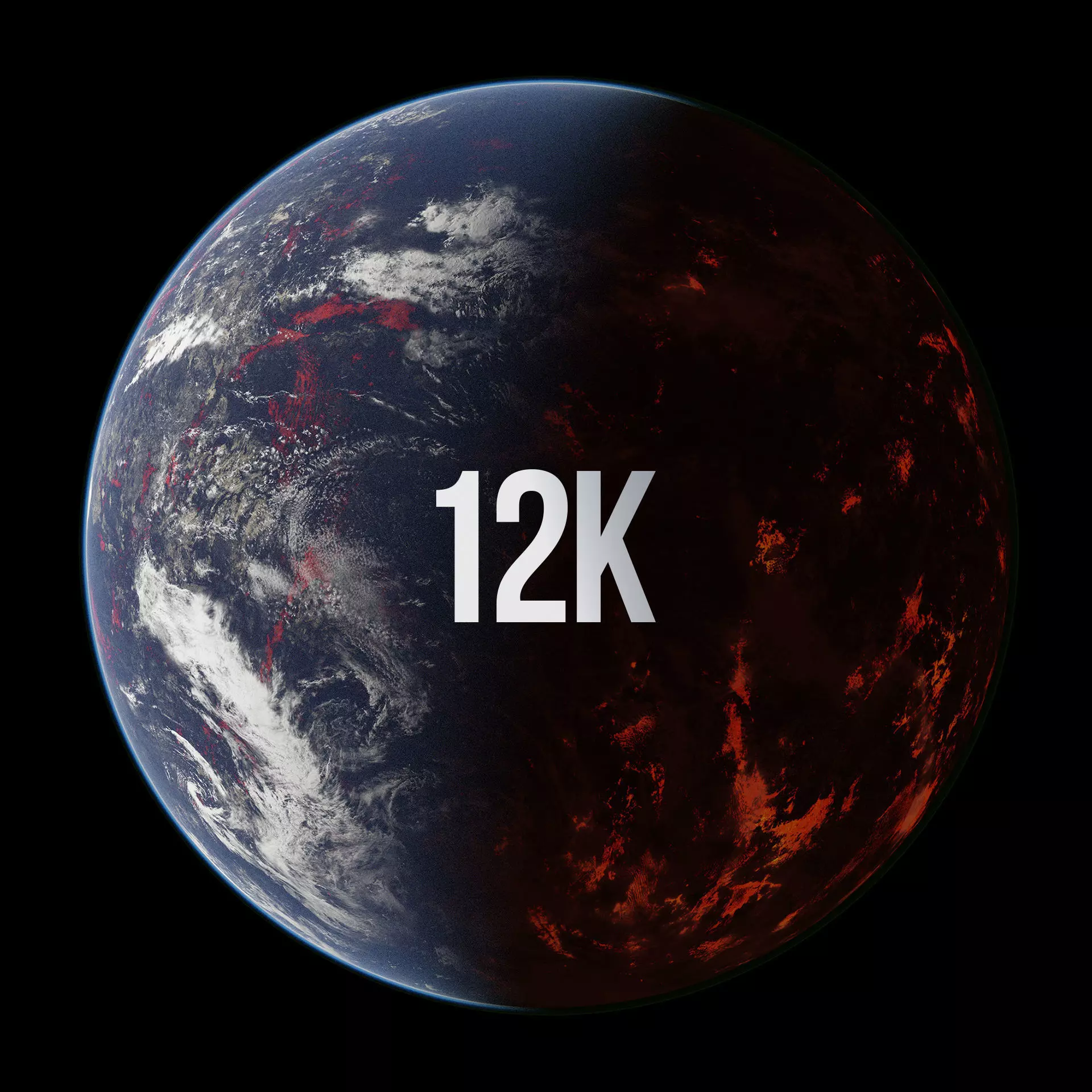 Planet Terakuul Volcanic 12K 3D model_0