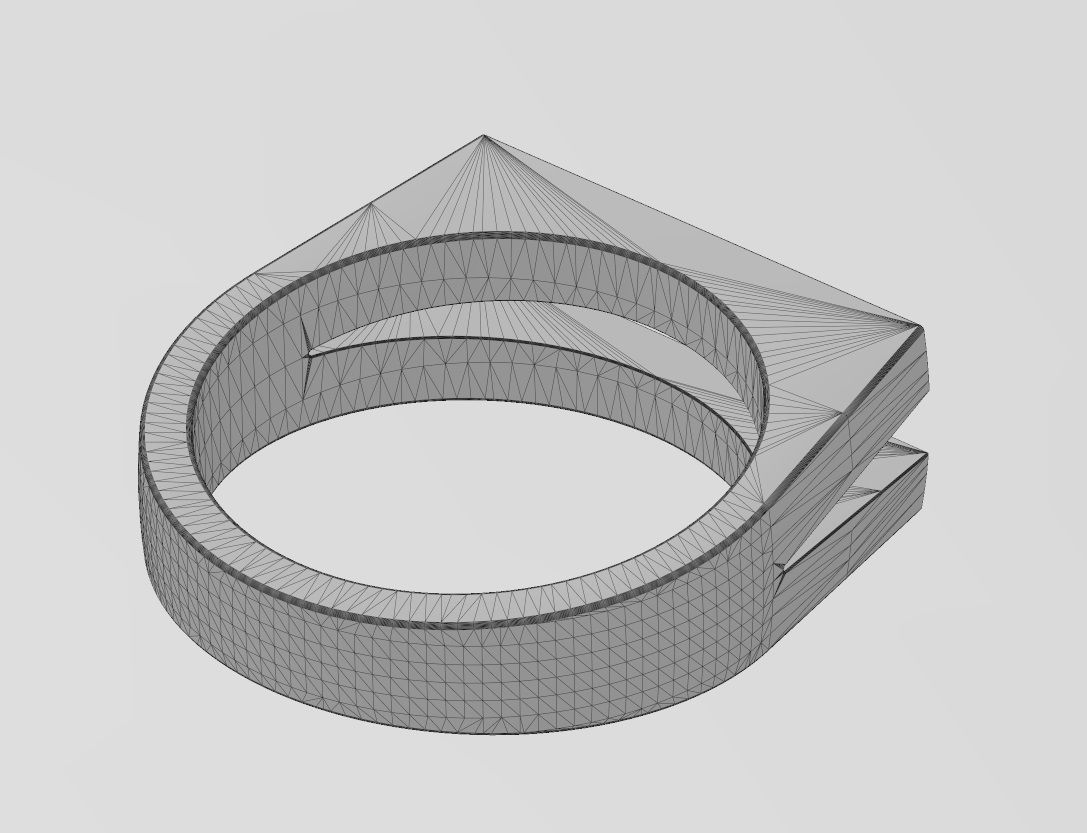 Split rectangular fashion band US size 4to10 3D print model_13