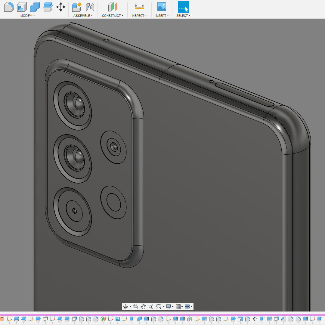 Samsung Galaxy A52 3D model_15