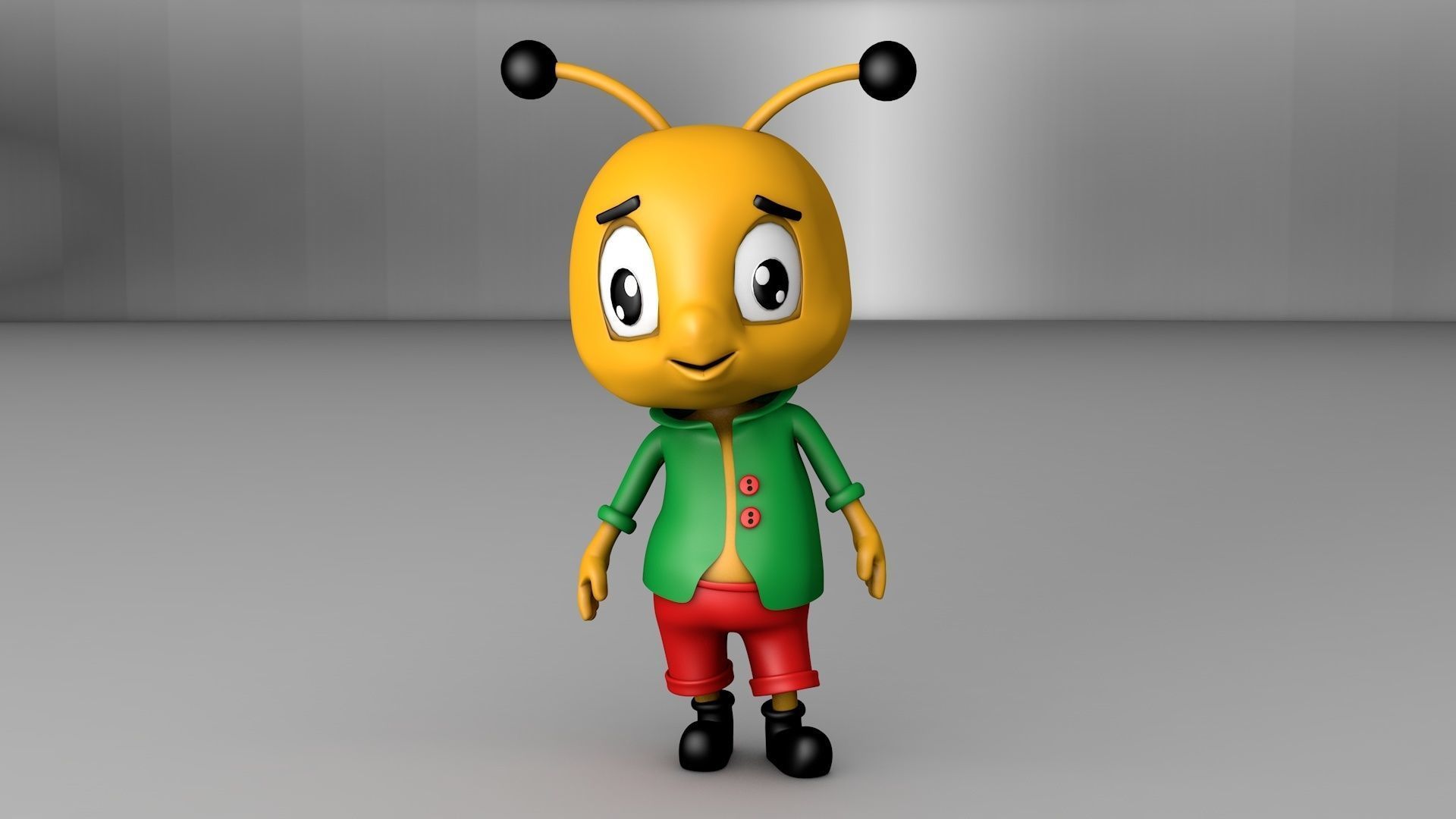 Cute Ant Model 3D model_5