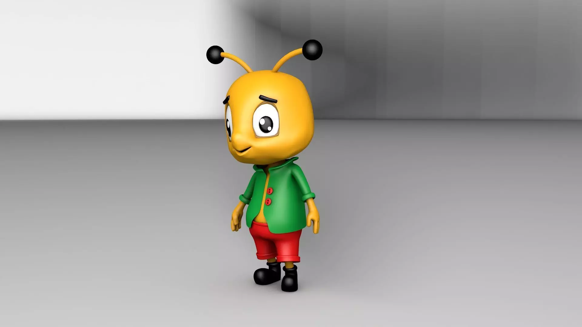 Cute Ant Model 3D model_0