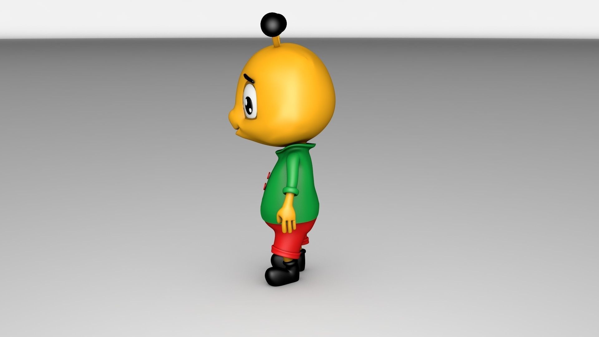 Cute Ant Model 3D model_1