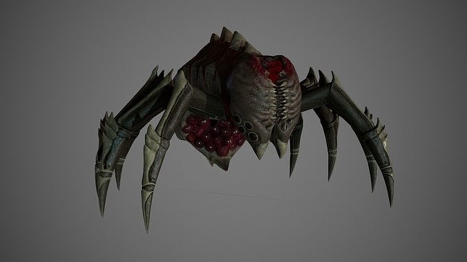 Spider Low-poly 3D model
