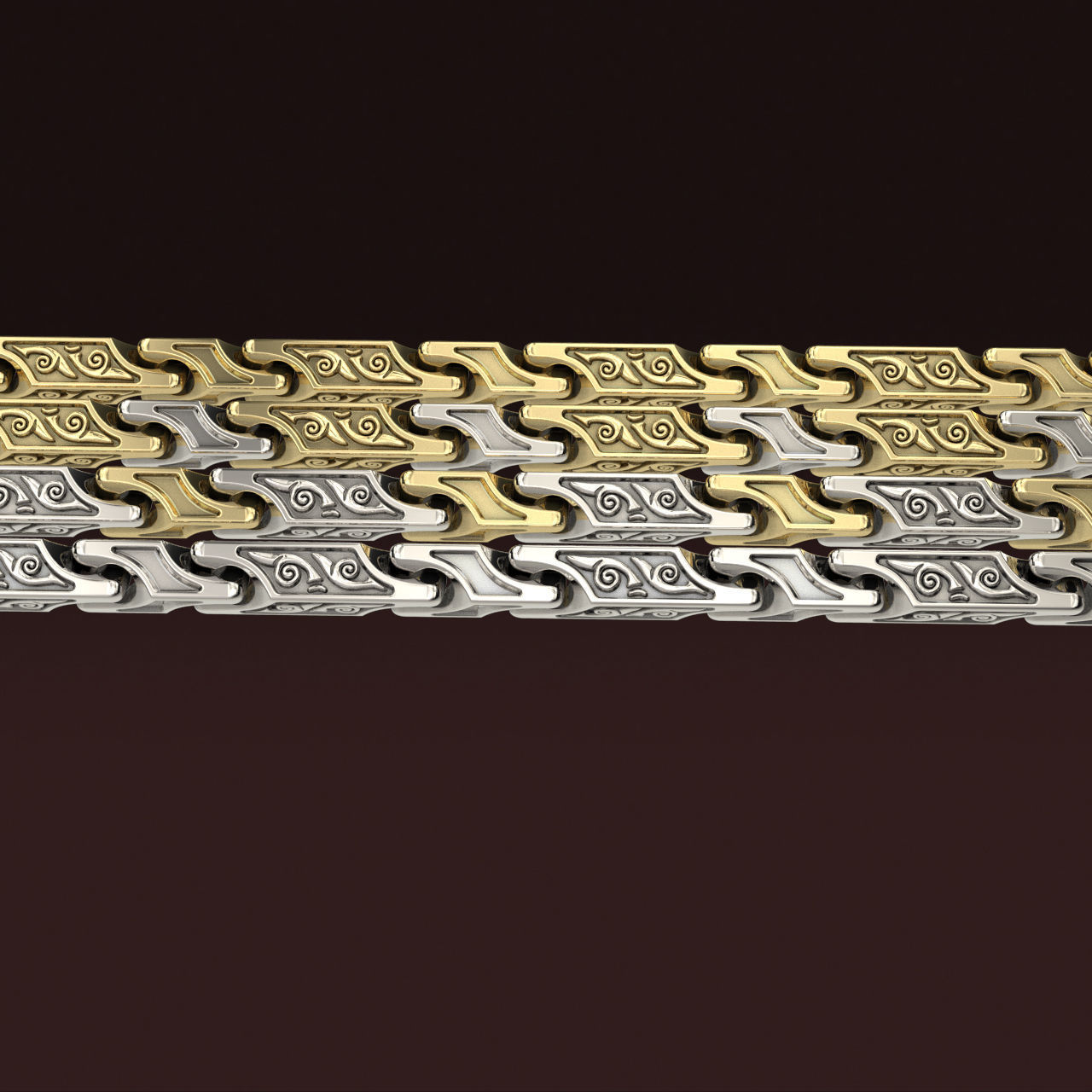 N192T05 Chain elements 3D print model_2